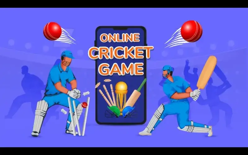 Online cricket games image